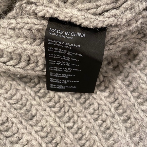Club Monaco Janeen Knit Poncho - Picture 5 of 5